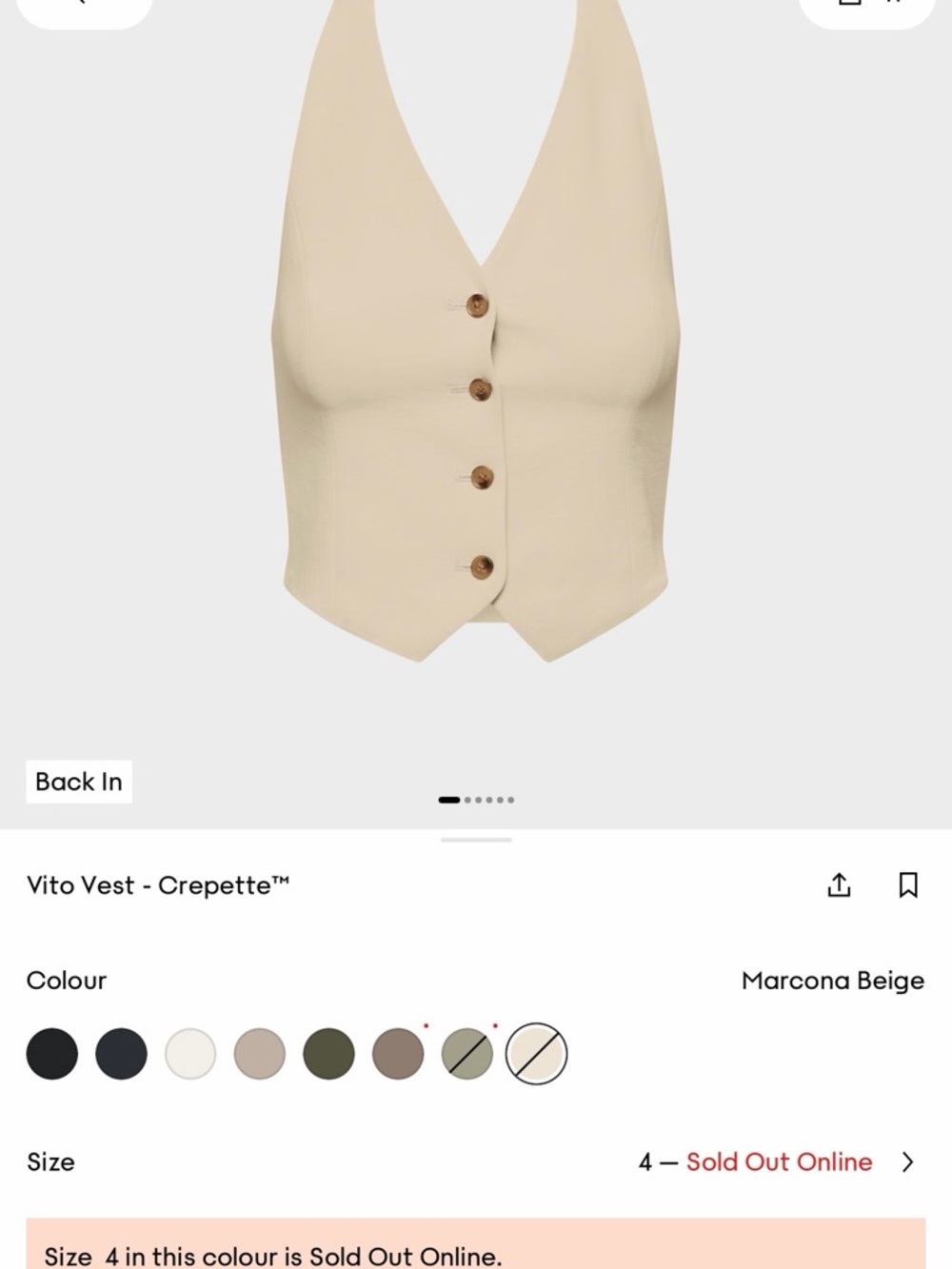 Aritzia Vito Vest